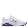 Nike Bella 7 Workout Shoes Womens White/Crt Purp 6 (40)
