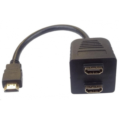 PREMIUMCORD Adaptér HDMI M - 2x F (rozdeľovač, 1.3) kphdma-6