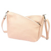 Dámska kožená crossbody kabelka svetloružová Luka 24-051