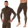 Dlhý rukáv Brubeck Ranger Wool Khaki. M + Leggings Brubeck Ranger Wool Khaki r. (Brubeck Ranger Wool Pánske spodná bielizeň)