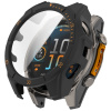 Puzdro + sklo Garmin Fenix 8 AMOLED 43mm čierno-oranžová farba