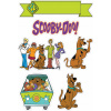 CUKROVÁ TLAČ jedlý obrázok na tortu Cukrová hmota SCOOBY DOO NARODENINOVÁ SADA #5