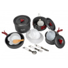 Súprava riadu Acra C22 camping set alluminium pre 3-4 osoby