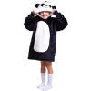 Cozy Noxxiez CH306 Panda - hrejivá televízna s kapucňou pro děti 3 - 6 let