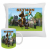 FanA Cup Set+ Minecraft vankúš Darček+ meno (FanA Cup Set+ Minecraft vankúš Darček+ meno)