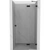 Mexen Lunar sprchové dvere pravé 120 cm, transparentné, čierne - 834-120-000-70-00-P