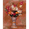Zuty Diamantové maľovanie TULIPÁNY PIERRE-AUGUSTE RENOIR 40x50 cm bez rámu a bez vypnutia plátna