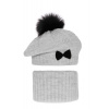 Fashionkids Dievčenský set AMORA Farba: Sivá, Veľkosť: 48-50
