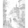 ZUTY Bodkovanie - JESENNÁ ULICA NA KONCI MESTA Rámovanie: bez rámu a bez vypnutia plátna, Rozmer: 80x100 cm