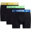 Nike 3 Pack Dri-FIT Boxer pánske šortky Blu/Grn/Yel WB Small