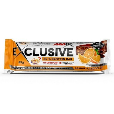 Amix Nutrition Amix Exclusive Protein Bar 85g - pomaranč/čokoláda