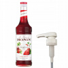 Barmanský sirup MONIN Strawberry Jahoda 700 ml + Pumpička