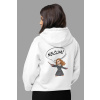 GG-God.sk Mikina Hermiona Dámska Farba: Biela (White), Veľkosť: S, Grafika: Vzadu (Back)