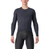 Castelli Fly LS, Light black Veľkosť: XL Pánsky, ľahučký, jemne zateplený dres s dlhým rukávom