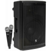 Stagg AS12B Aktívny reprobox MP3/BT/USB/FM/1X UHF, 150W