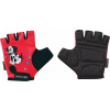 rukavice FORCE KID dětské, červené-pejsek Velikost: XL