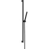 HANSGROHE Pulsify S sprchová súprava, tyčová ručná sprcha 1jet EcoSmart+, 90 cm sprchová tyč, jazdec a sprchová hadica 160 cm, matná čierna, 24383670