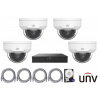 4MPx IP kamerový set UNIVIEW 4+1 (dome)