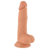 Mr. Rude - realistický prísavkový dildo - 19cm (prírodný)