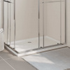 zahrada-XL Obdĺžniková sprchová vanička z ABS biela 80x120 cm 148910