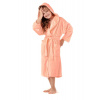 TAMPA dětský župan s kapucí - lososová 2251 - 104