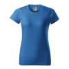 MALFINI Tričko Basic 134, krátký rukáv, dámské MAL-1341417 2XL Modrá azurově