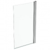 Ideal Standard Connect 2 - Vaňová zástena 80x140 cm, silver bright/číre sklo T9923EO