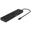 Dokovacia stanica PORT CONNECT Dokovacia stanica 11v1, 1x4K, RJ45, HDMI, Display Port, VGA, USB-C 100W, 4x USB-A, micro/SD (901906-W)