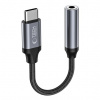 Tech-Protect USB-C / mini Jack 3,5mm 12cm černý AC-005