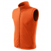 MALFINI, a.s. Fleece vesta unisex - Next 518 Farba: oranžová, Velikost: XL