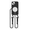 Tech-Protect Kryt se šňůrkou na iPhone 15 - Tech-Protect, Magnecklace MagSafe Black