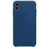 Apple Silicone Case Silikonový kryt pro iPhone XS Max podvečerně modrá MTFE2ZM/A