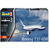 Revell Boeing 737-800 Model Set lietadlo 1:288, 25 dielov (REVELL BOEING 737-800 1:288, 13,7x12,4cm, LEVEL 3, Model No.: 03809)