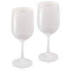 CAMP4 Plastové poháre na víno biele 370 ml - pár