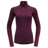 tričko DEVOLD DUO ACTIVE Merino 205 Zip Neck Woman Port M