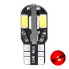 LED Žiarovka SMD T10 W5W 12V CANBUS - červená