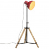 vidaXL Podlahová lampa 25 W šmuhovaná červená 75x75x90-150 cm E27 371896