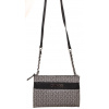 Guess Dámska taška Ledger crossbody svetlosivá s monogramom