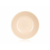 Banquet Talíř keramický hluboký AMANDE 21 cm, béžový lesk