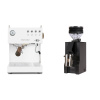 Ascaso Steel UNO PID, White&Wood + Eureka Mignon Zero, BL black