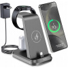 Szybka Stacja Ładująca 3w1 USB C pre telefón, hodinky a slúchadlá