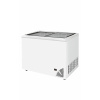 TEFCOLD Pultová mraznička prosklené rovné víko | ARO 401/2 White Edge