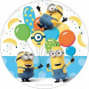 CUKROVÁ TLAČ jedlý obrázok na tortu Cukrová hmota MINIONKY MINIONS GRU DRU #1
