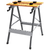 STREND PRO® Stůl pracovní WB100 rozkládací MDF 80×61×24 cm, max. 100 kg 212806