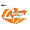 UFO Súprava plastov KTM 125SX+150SX+250SX + 250SXF+350SXF+450SXF / 19-22 + XC+XCF / 19-22 - farba oranžová