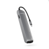 Epico 6v1 Slim Hub 8K s USB-C konektorom - šedá (9915112100070)