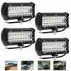 4x LED pracovná lampa 12V 24V 400W COMBO HALOGEN špárovač na traktor