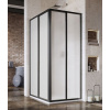 RAVAK SUPERNOVA SRV2-S 80cm dvere do kombinácie / sprchový kút rohový, profil čierny, plast pearl, 14V403O211