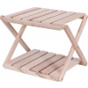 Home Styling Collection Kolekce stylingu pro domácnost Skládací stůl DŘEVĚNÝ nízký stojan na květiny stojan na květináče