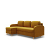 Signal Rozkladacia rohová sedacia súprava MIRTO Žltá